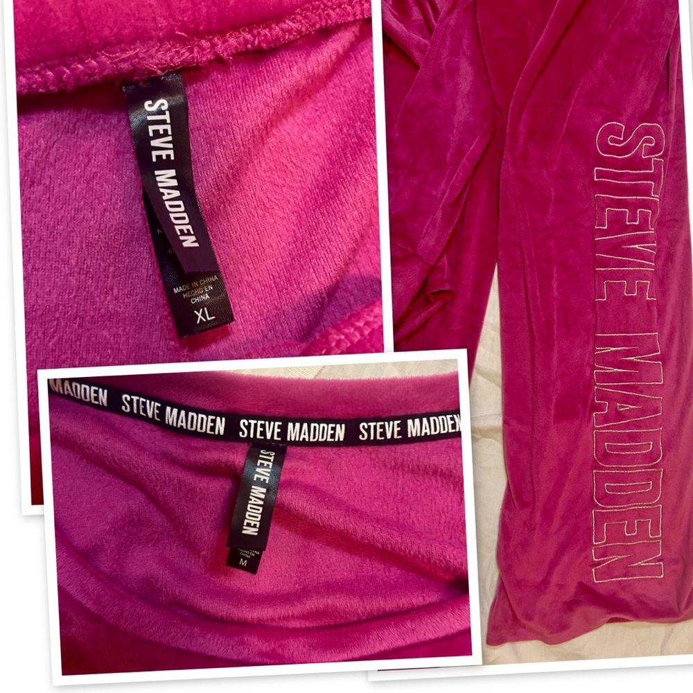 Steve Madden Fuchsia Pajama Set - Picture 2 of 3